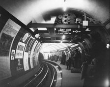 Charing Cross underground station, London, 1950s. Creator: Arthur Charles Kirby Ware.