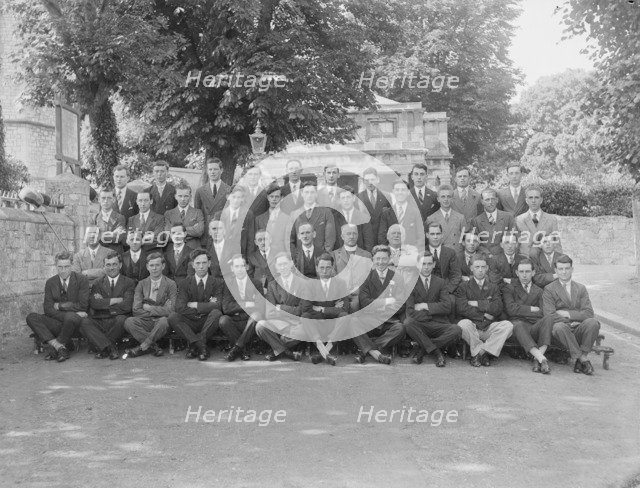 Group portrait, c1935. Creator: Kirk & Sons of Cowes.