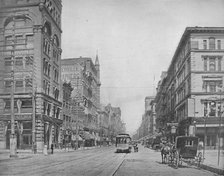 'Broadway, north from Chestnut Street, St. Louis', c1897. Creator: Unknown.