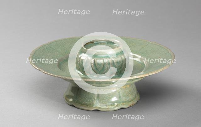 Floral-shaped Cup Stand, 1200s. Creator: Unknown.