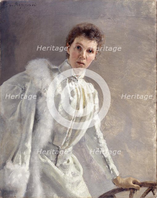Self-Portrait, 1894. Creator: Rappard, Clara von (1857-1912).