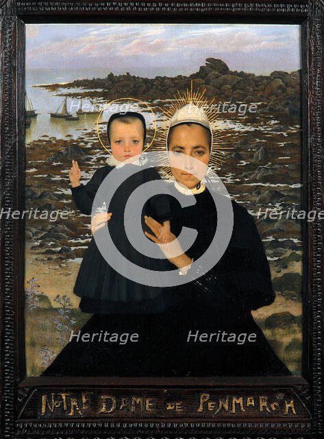 Our Lady of Penmarch (Notre-Dame de Penmarc'h), 1896. Creator: Lévy-Dhurmer, Lucien (1865-1953).