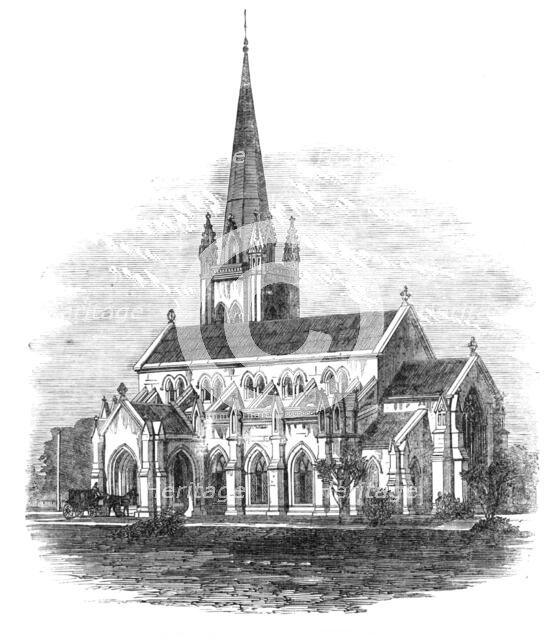 Memorial church at Futteygurh, India, 1864. Creator: Unknown.