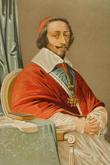 Cardinal de Richelieu (Armand Jean du Plessis) (1585-1642), French clergyman and statesman, 1886.  Creator: Unknown.