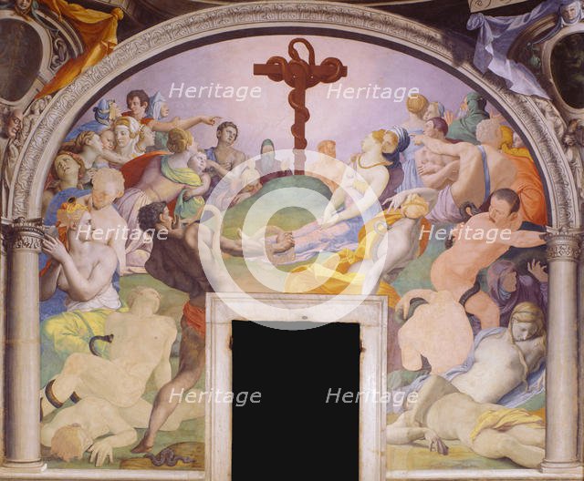 The Brazen Serpent, 1540-1545. Artist: Bronzino, Agnolo (1503-1572)