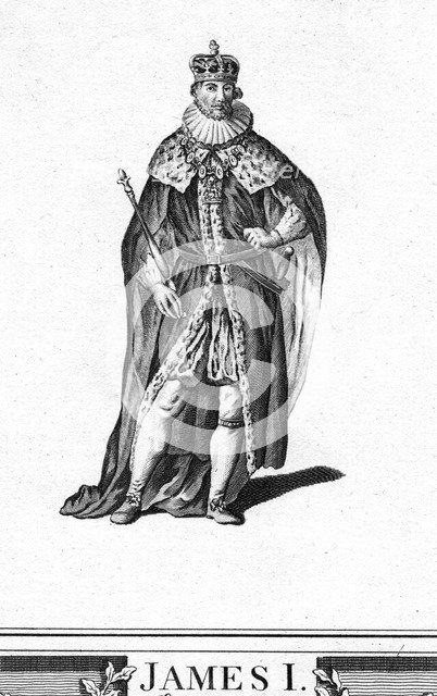 James I of England. Artist: Unknown