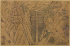 Dwelling in the Longmian ("Sleeping Dragon") Mountains, 1100s-1200s. Creator: Li Gonglin (Chinese, c. 1049-1106), follower of.