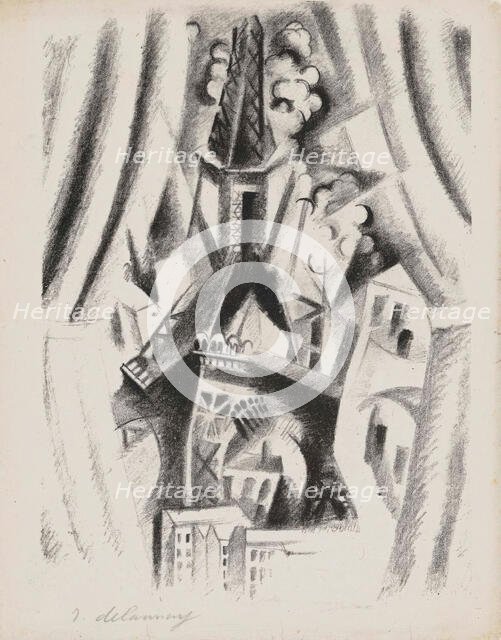 La Tour aux Rideaux, 1926. Creator: Robert Delaunay.