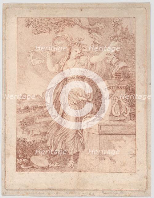 Mrs. Abington as Thalia, 1783. Creator: Francesco Bartolozzi.