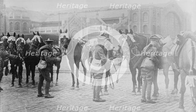 British in Boulogne, between c1914 and c1915. Creator: Bain News Service.