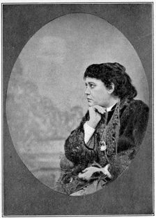 Helena Petrovna Blavatsky, American theosophist, c1874. Artist: Unknown