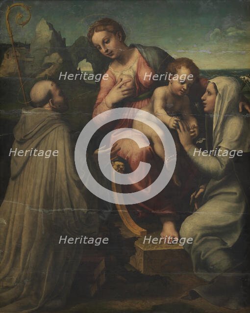 The Madonna and Child with Saints, 1517-1584. Creator: Francesco Menzocchi.