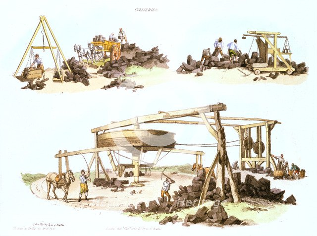 Collieries, c1805. Artist: Unknown
