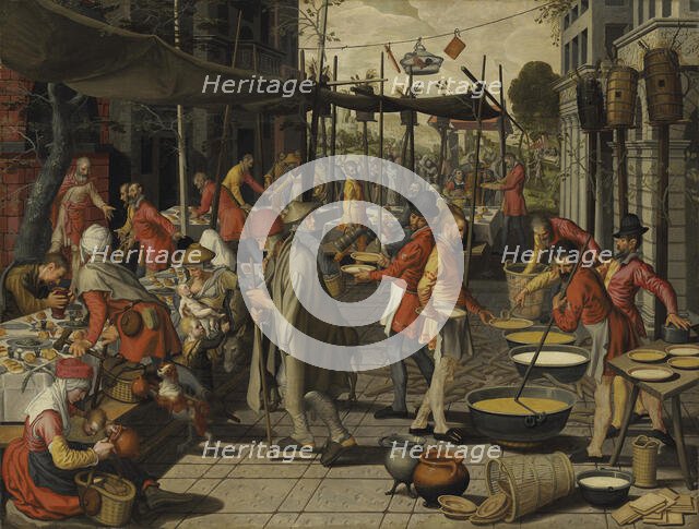 The Parable of the Wedding Feast. Creator: Aertsen, Pieter (1508-1575).