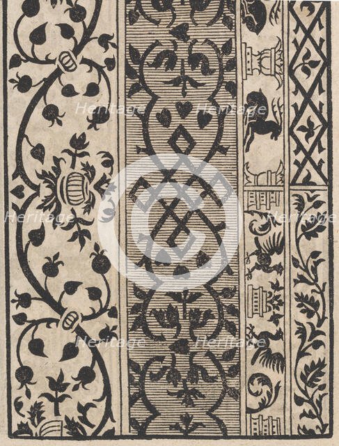 Page from Ein new kunstlich Modelbuch...(Page 19v), 1544., 1544. Creator: Peter Quentel.