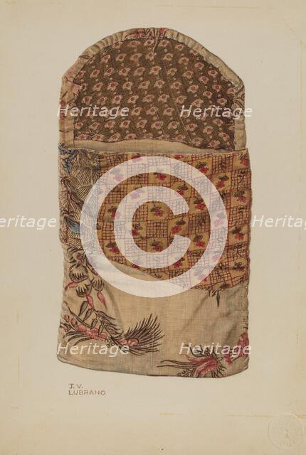 Woman's Pocket, 1935/1942. Creator: Joseph Lubrano.