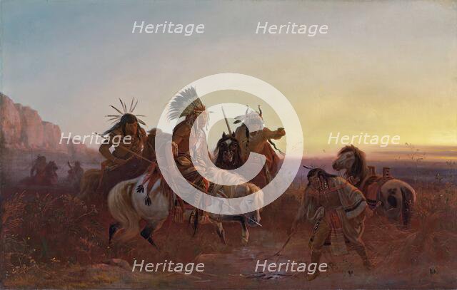 The Lost Trail, 1856. Creator: Charles Ferdinand Wimar.