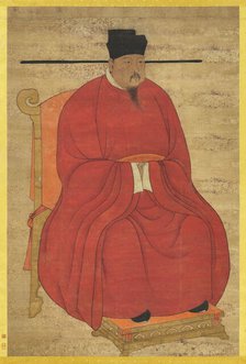 Portrait of the Emperor Zhenzong of Song (968-1022). Creator: Chinese Master.