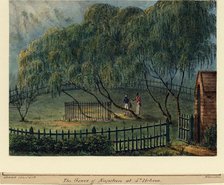 Napoleon's Burial Place on St. Helena, c. 1826. Artist: Brunton, Richard, Lieutenant-Colonel (active ca. 1820)