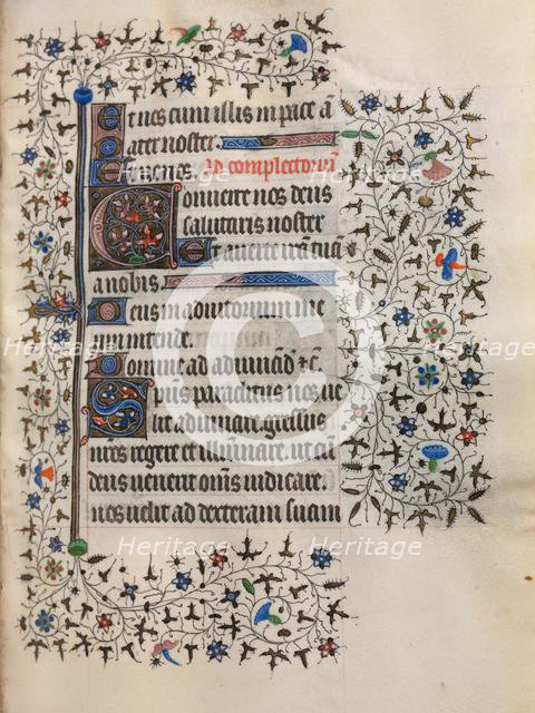 Book of Hours (Use of Paris): Decorated Initial, c. 1420. Creator: Boucicaut Master (French, Paris, active about 1410-25), follower of.