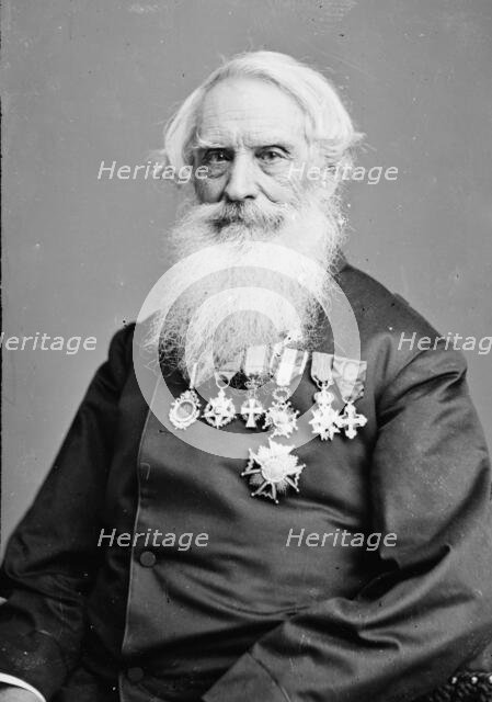 Samuel F.B. Morse, between 1855 and 1865. Creator: Unknown.