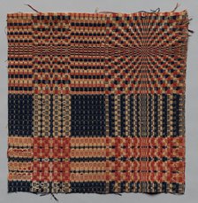 Coverlet Fragment, c. 1800. Creator: Unknown.