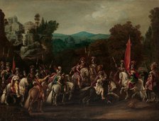 Departure of the Amazons, 1620s. Creator: Claude Deruet.