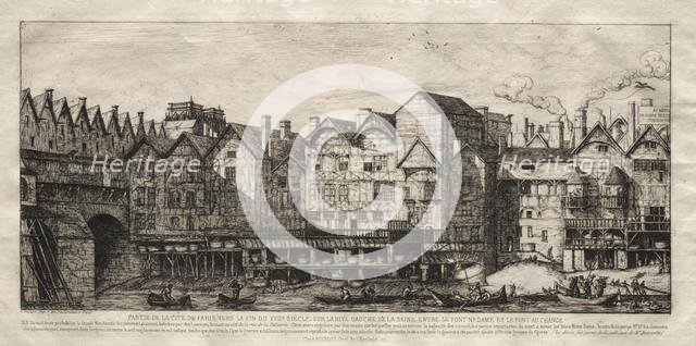 View of Part of the City of Paris, Towards the Close of the 17th Century, 1861. Creator: Charles Meryon (French, 1821-1868).