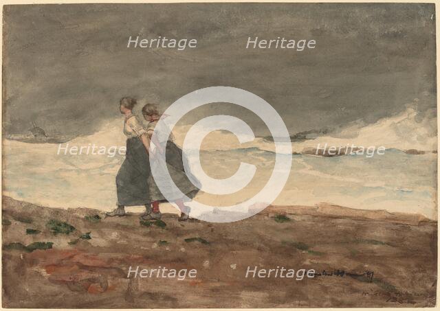 Danger, 1883/1887. Creator: Winslow Homer.