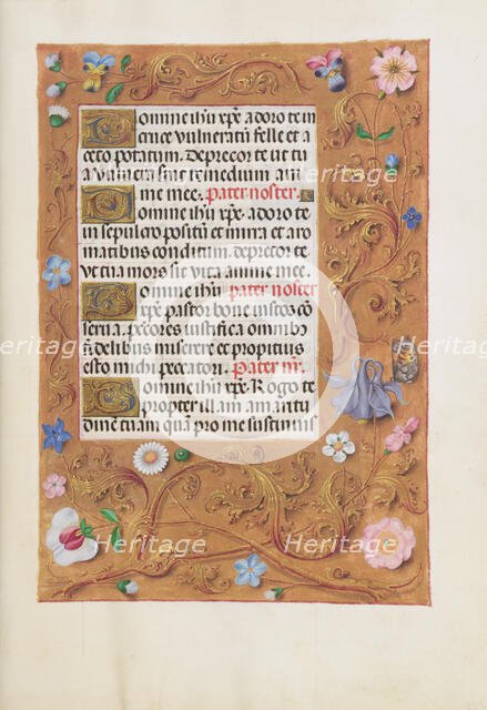 Decorated Text Page; Spinola Hours, about 1510-1520. Creator: Unknown.