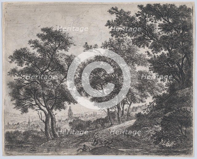 Bathers, 17th century. Creator: Anthonie Waterloo.