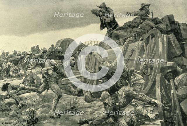'The Capture of De Wet's Convoy at Reitz, June 6, 1901', 1902.  Creator: Richard Caton Woodville II.