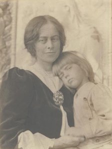 Mother and child, 1905. Creator: Eva Watson-Schutze.