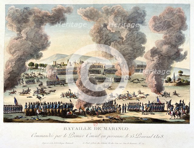 'Battle of Marengo', 14 June, 1800. Artist: Anon