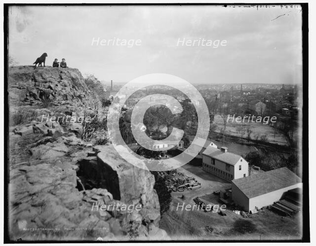 Paterson, N.J., from Reservoir Park, between 1890 and 1901. Creator: Unknown.
