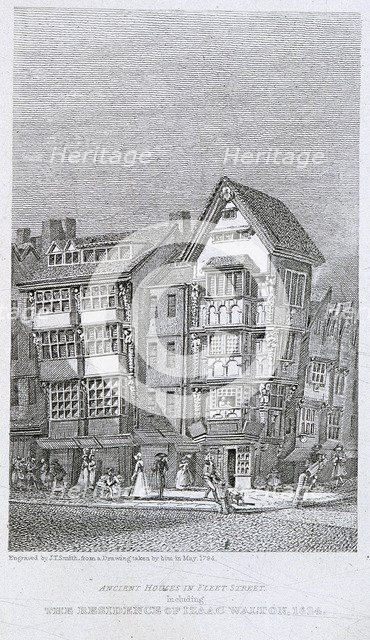 Fleet Street, London, 1822. Artist: John Thomas Smith