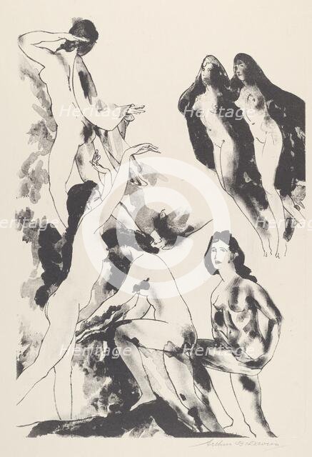 Free of Clouds, 1919-1920. Creator: Arthur Davies.