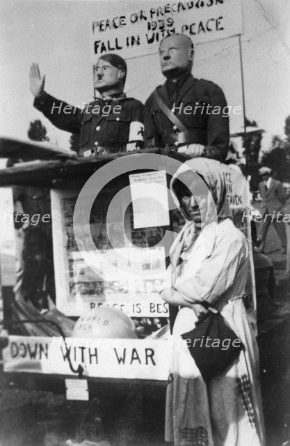 Propaganda sign, Famagusta, Cyprus, c1939. Artist: Unknown