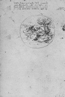 'Allegory of the Lizard Symbolizing Truth', c1480 (1945). Artist: Leonardo da Vinci.