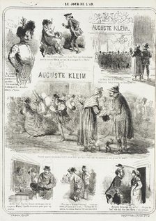 Auguste Klein -Le jour de l'an, 1867. Creator: Cham.