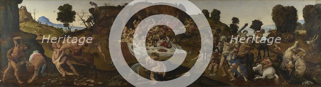 The Fight between the Lapiths and the Centaurs, c. 1500-1515. Artist: Piero di Cosimo (ca 1462-ca 1521)