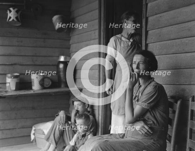 Sharecropper wife and mother of seven children, Near Chesnee, South Carolina, 1937. Creator: Dorothea Lange.