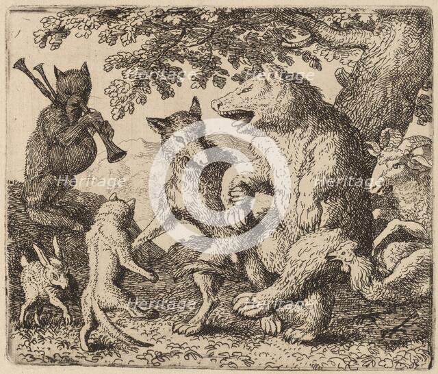 All Rejoice for the Bear and the Wolf, probably c. 1645/1656. Creator: Allart van Everdingen.