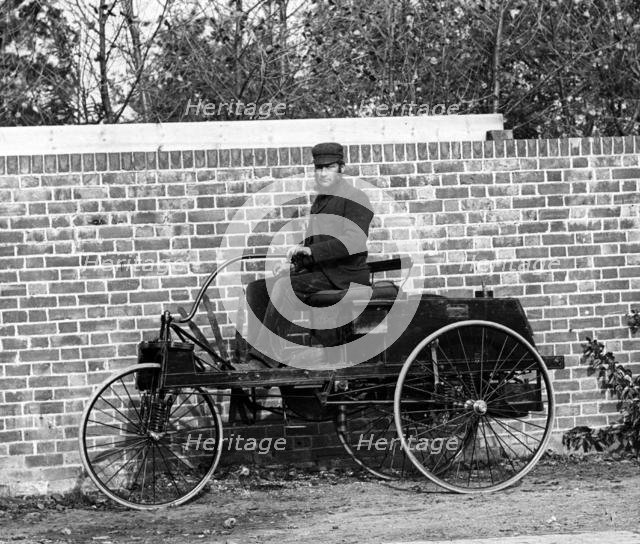 1895 Knight 3 wheeler. Creator: Unknown.