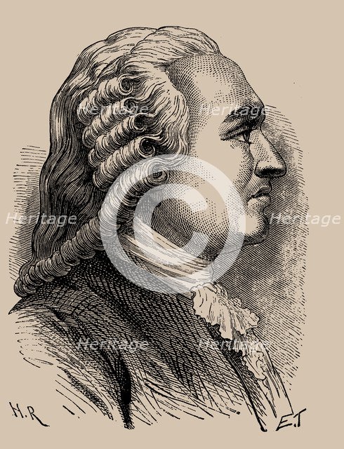 Portrait of Anne Robert Jacques Turgot, baron de l'Aulne (1727-1781) , 1889.