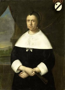 Portrait of Maria de la Queillerie (1629-64), first Wife of Jan van Riebeeck, or his..., c.1660. Creator: Anon.