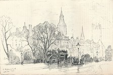 'Whitehall', c1893. Artist: Herbert Menzies Marshall.