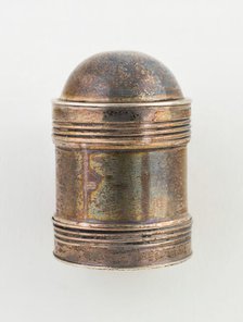 Nutmeg Grater, Birmingham, c. 1794/95. Creator: Joseph Taylor.