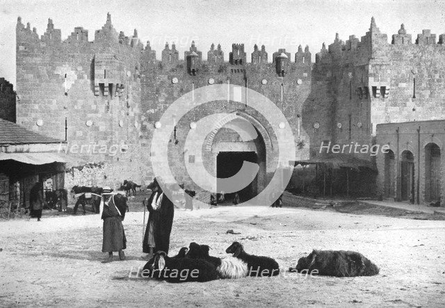 Damascus Gate, Jerusalem, Israel, 1926. Artist: Unknown