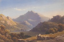Snowdon from Llyn Nantlle, North Wales, 1832. Creator: George Fennel Robson.